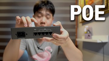 전원 콘센트가 없을 때 공유기 설치하는 방법 (POE 아답터)