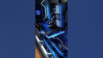 SKYLIGHT Aqua | Custom Loop Beast in the Lian Li O11 Vision! 💧🔥  #gaming #gamingpcbuild #shorts