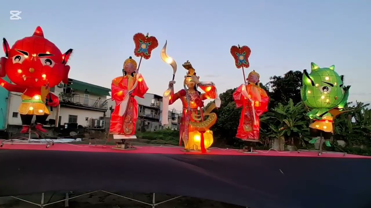 2025/12/22彰化縣溪湖鎮-永安宮〔祈安七朝清醮〕活動醮壇點燈景觀（1）