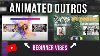 HOW TO MAKE YOUTUBE OUTRO/ENDSCREEN W/FINAL CUT PRO (Beginners) | Annesha Adams