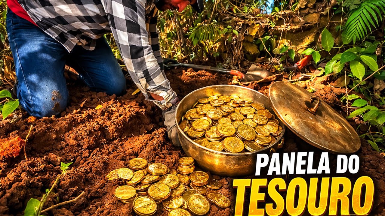 PANELA CHEIA DE TESOUROS ENTERRADA!