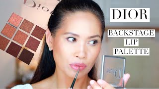 dior backstage lipstick palette