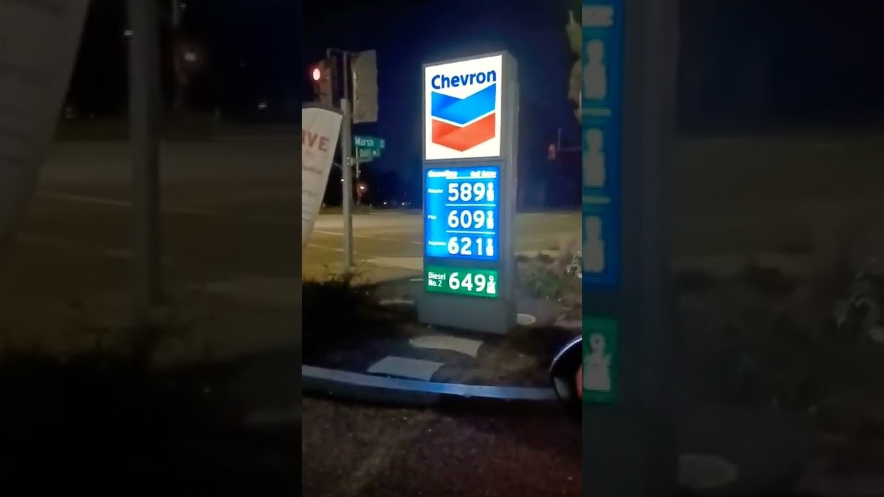 Gas prices in Silicone Valley