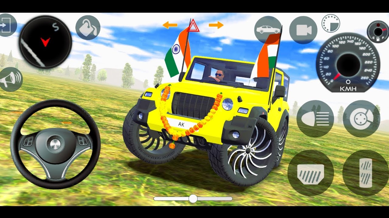 Modified Mahindra Thar😈Games:Indian Yellow Thar (Gadi Wala Games) Car Game Android Game - Part,21