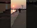 walking down the pier in Lorain Ohio