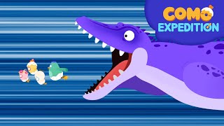 Como Expedition | Mosasaurus + More Episodes 12min  | Cartoon video for kids | Como Kids TV
