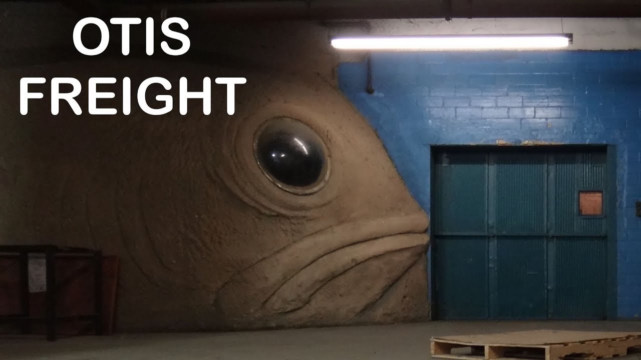 St  Louis MO:  Historic OTIS Freight elevator at the City Museum