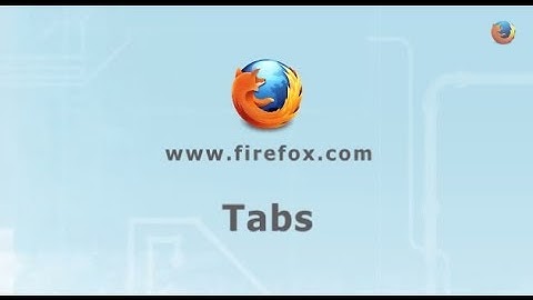Take Control of Your Firefox Tabs