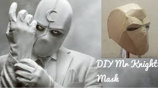 Make Mr Knight Mask with Cardboard (DIY TUTORIAL WITH TEMPLATES)