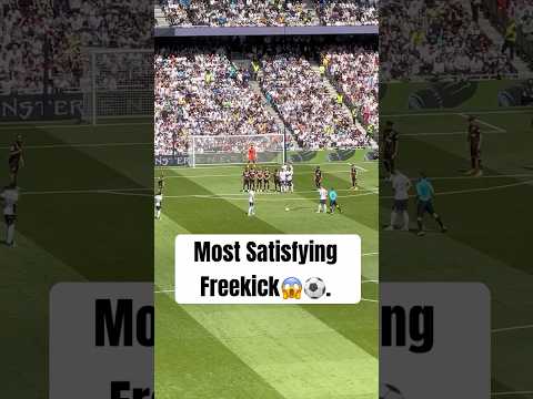 The Most Satisfying Freekick Goal😮💨 #harrykane #football #freekick #footballskills #soccer