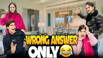 WRONG ANSWER ONLY CHALLENGE // PART3 // SUB SE FUNNY VIDEO // ABUBAKAR ALISHA FIGHT