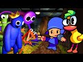 Rainbow friends vs pocoyo  pato  fnf friends to your end but pocoyo characters sing it