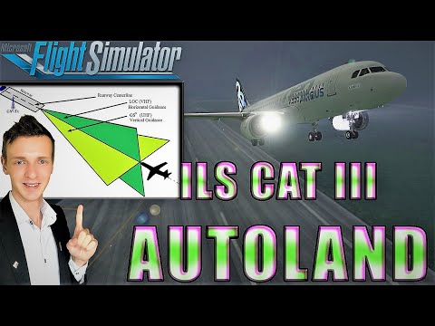 ILS Autoland - MSFS 2020 - Fly By Wire Airbus A32NX 