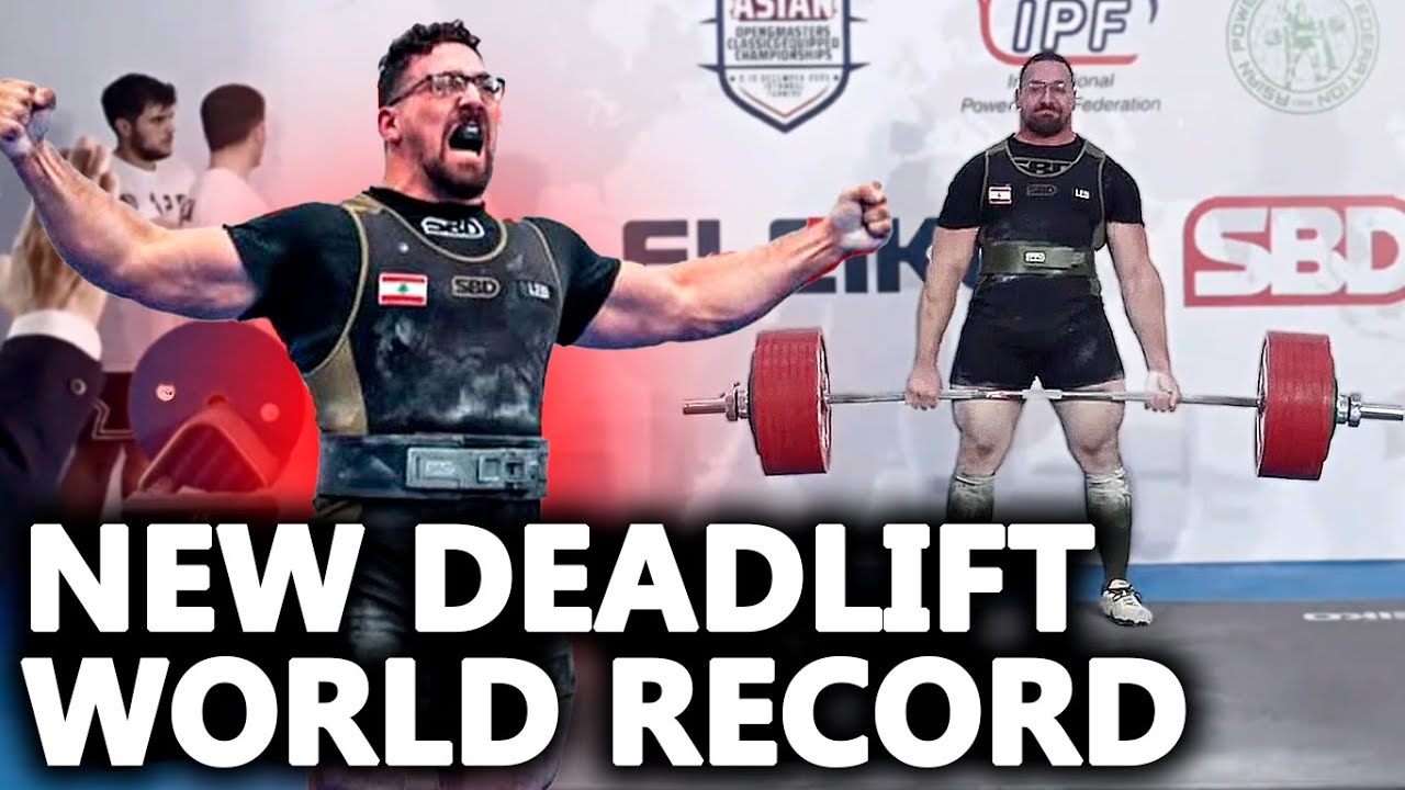 Etienne El Chaer Set a NEW Deadlift WORLD RECORD!