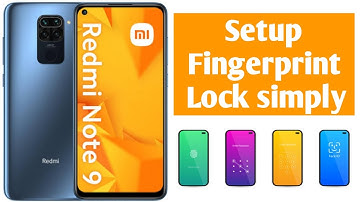 Fingerprint lock set easy solution mi / how to set redmi note9 Fingerprint lock||Tadrish info Tech||