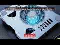 4X7E T628 Gaming Laptop Cooler Stand for w Large Air Fan Cool... — Amazing Value 2026 | Must Have!