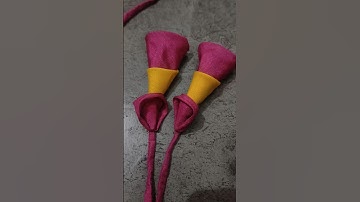 How to make fabric latkan ❤️💞 || Easy latkan making tu ...