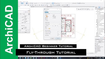 ArchiCAD Begginer Tutorial - Fly Through Tutorial