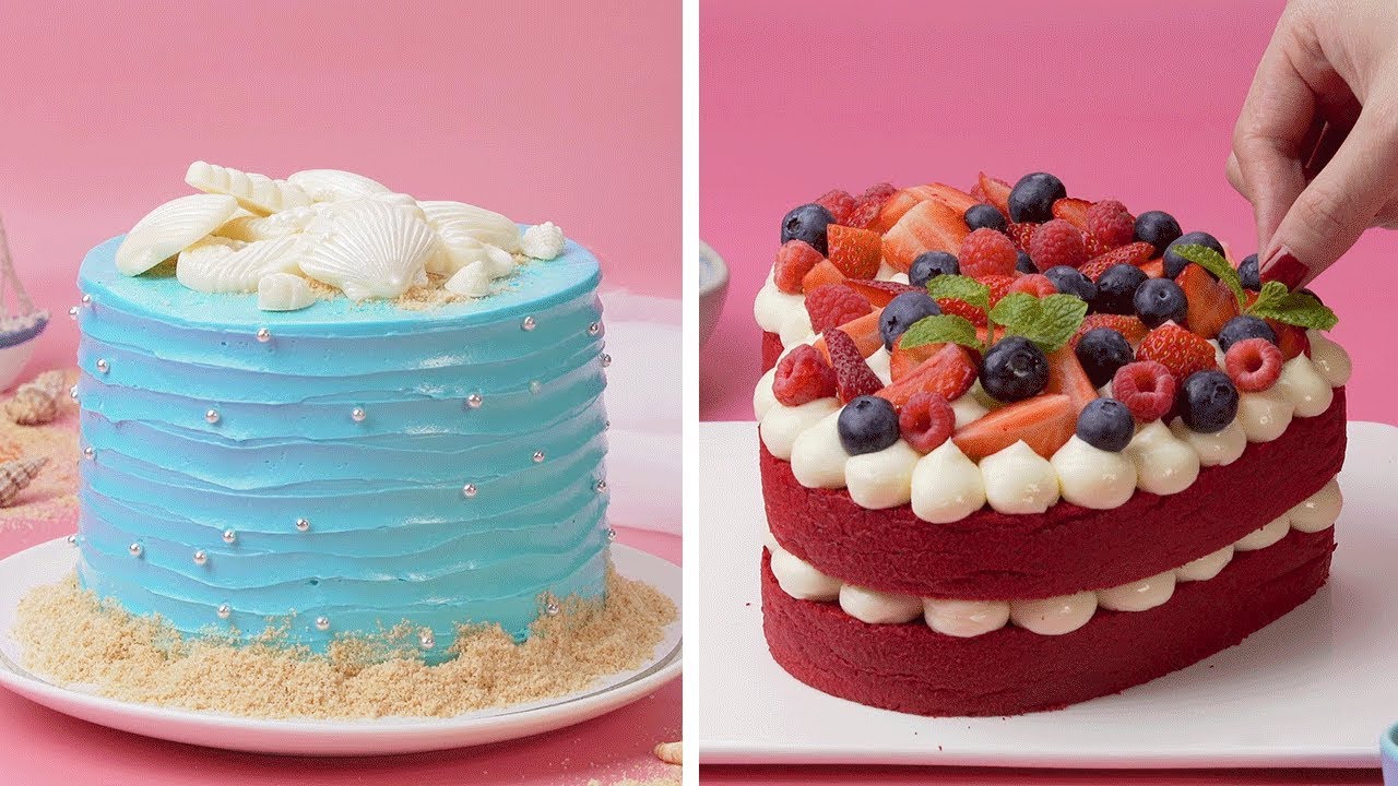 10 Simple Colorful Cake Decorating Ideas For You | So Yummy Chocolate Cake Decorating Recipes