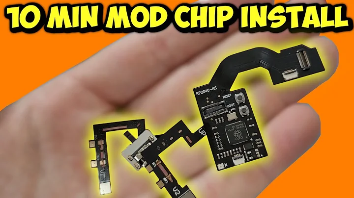 Installing a mod chip within 10 minutes (including flashing it !)