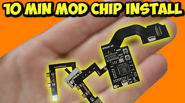 Installing a mod chip within 10 minutes (including flashing it !)