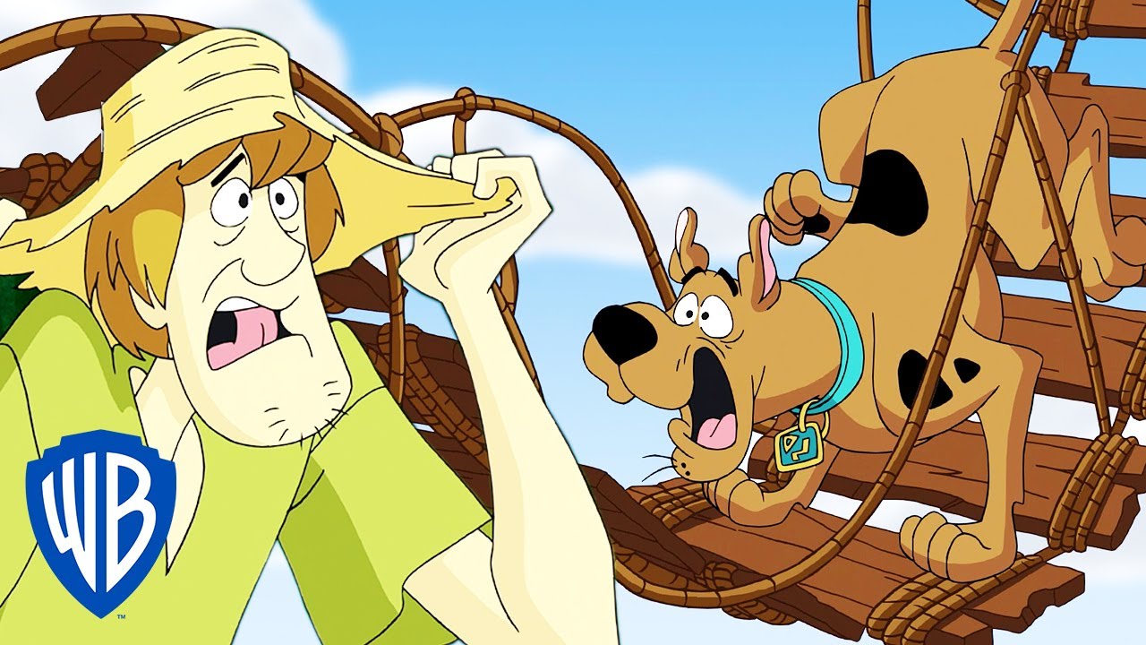 Aloha Scooby-Doo! | Crossing the Ravine | WB Kids