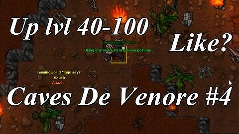 Tibia upando level 40 - 100 free account ~ Caves de venore#4