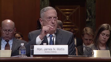 Senator Murray Questions Defense Secretary Mattis at Senate Hearing