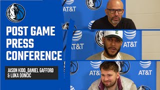 Jason Kidd, Daniel Gafford, Luka Dončić | Press Conference vs DET | 03\/09\/24