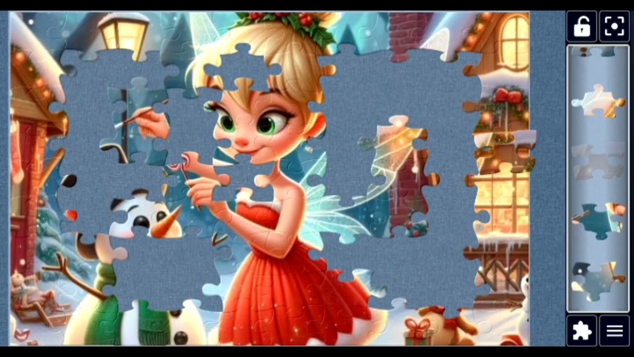 Fairy Winter Magic jigsaw puzzle ✨️// #fairy #winterscene #christmas #fairytales @puzzlemaster1034 