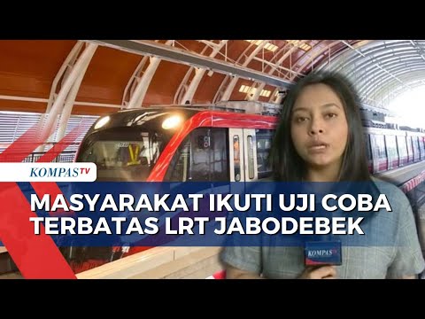 Antusiasme Warga Ikuti Uji Coba Terbatas LRT Jabodebek pada 26 dan 27 Agustus