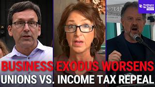 Business Leaders Warn Taxes Are Driving Companies Out + Income Tax Repeal Fight Heats Up