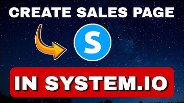 How To Create A Sales Page In Systeme.io (Latest Update 2025)