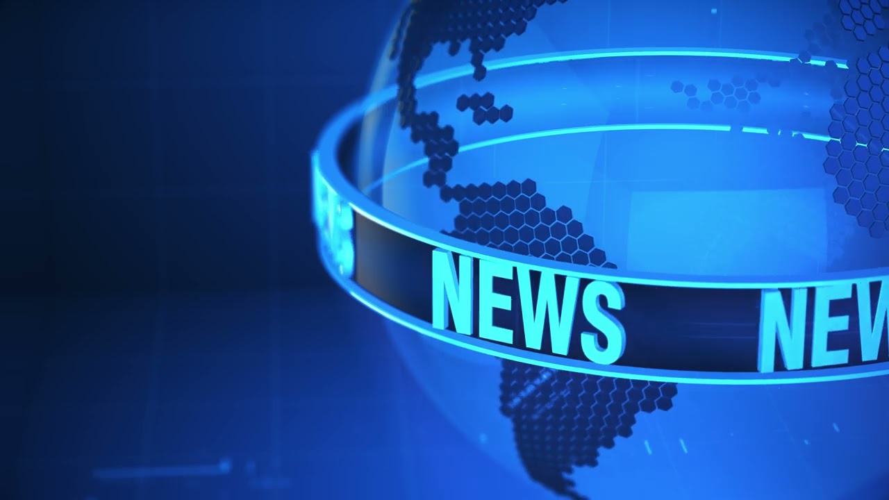 3D World News Broadcasting Background Loop - Free Stock Video