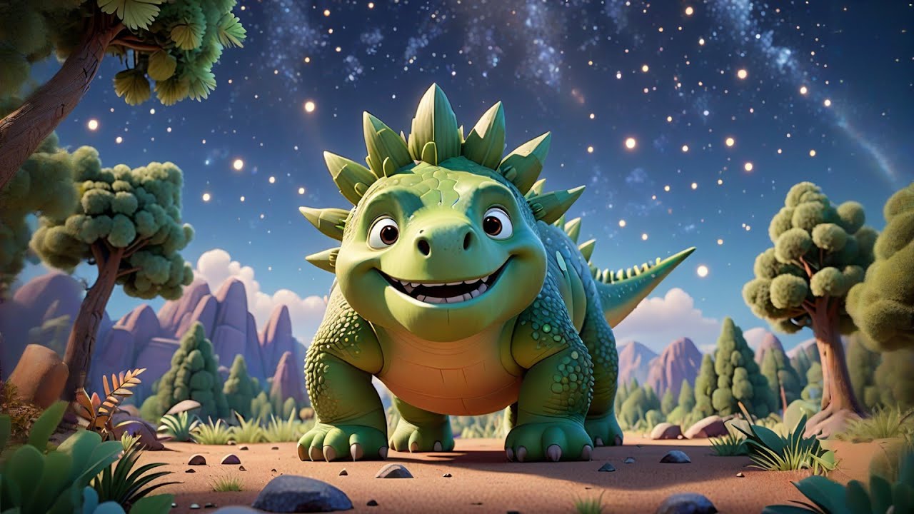 Six Dancing Dinosaurs Roar and Shake + More Nursery Rhymes & Kids Songs