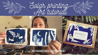 DIY solar printing Art tutorial