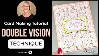 Phrases & Frames: In Color Fun with the Double Vision Card Technique!