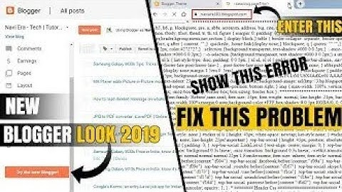 Blogger gets new UI update Rollout for all users | old blogger sites vs new Blogger sites.BY Sabkuch