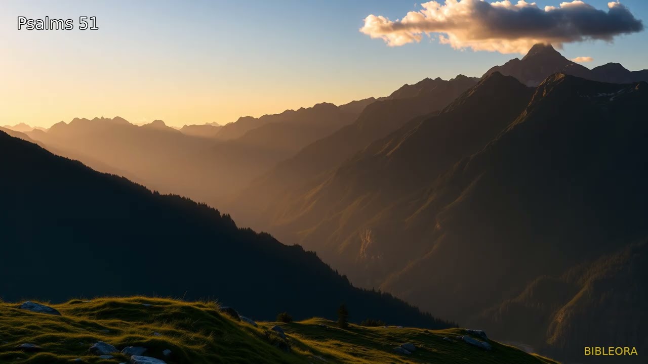 🙏 GOD'S WORD: Praise & Comfort | Scripture | Psalms, Chapter 51