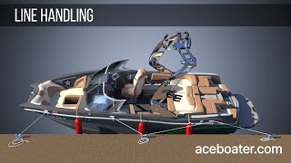 Line handling when docking
