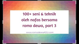 100+ teknik dan seni olah nafas bersama romo dewa, part 3