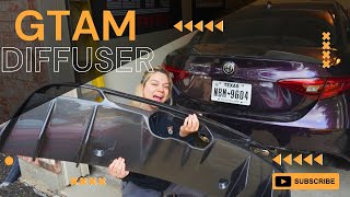 Installing a GTAm Diffuser on the Alfa Romeo Giulia !!