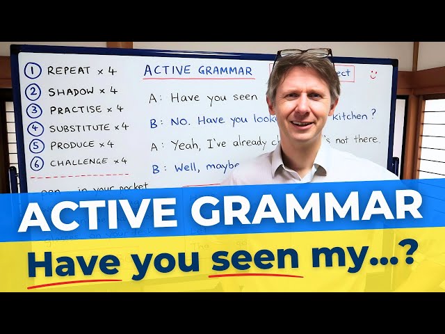 Present Perfect: Have you seen my...? | Active Grammar 3 class=