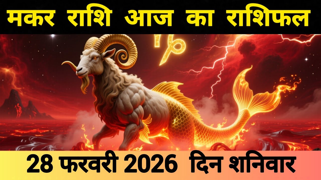 मकर राशि 28 फरवरी 2026 | Makar Rashi 28 February 2026 | Aaj Ka Makar Rashifal #आजकामकरराशिफल 