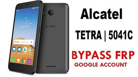 Alcatel TETRA | 5041C bypass FRP and Remove Google Account  Quick Method 100% Work without PC