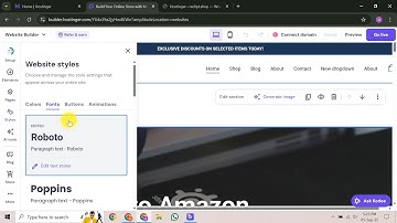 How to Change Fonts on Hostinger