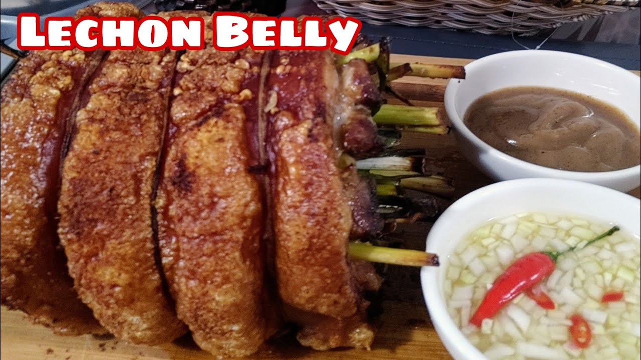 The Best Crispy Lechon Belly Recipe with Vinegar Dip YouTube