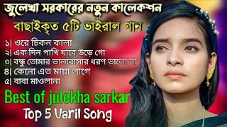 জুলেখা সরকারের বাছাইকৃত নতুন গান | Best Of Julekha Sarkar Collection | Bangla New Album Song 2024