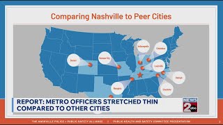 Report: Metro Nashville officers stretched thin compared to other cities
