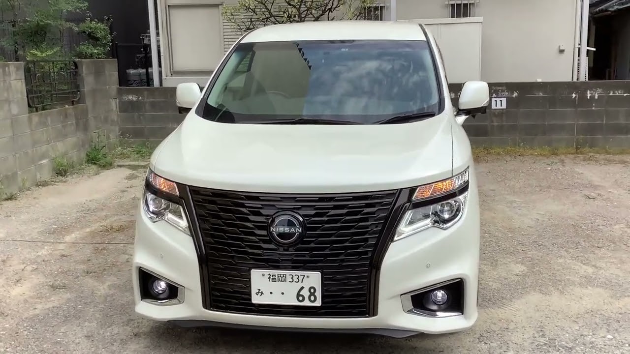 日産エルグランドE52 ヘッドライト左右グリル　エアロバンパーフォグイルミセット 日産エルグランドE52 ヘッドライト左右グリル エアロバンパー